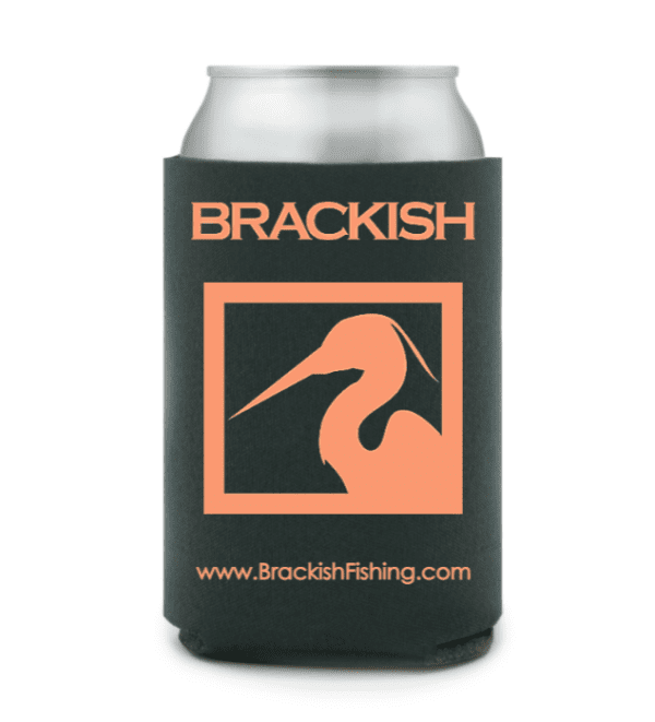 Brackish Koozie with our Iconic Logo